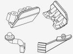 105165 CV-10 Rammer-Set vorne/hinten